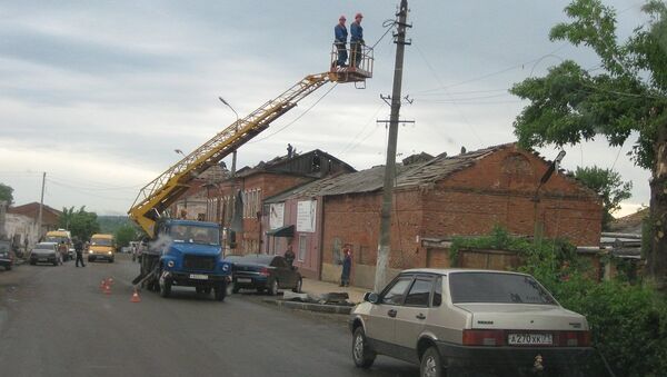 Ликвидация последствий смерча в Тульской области Ликвидация последствий смерча в Тульской области