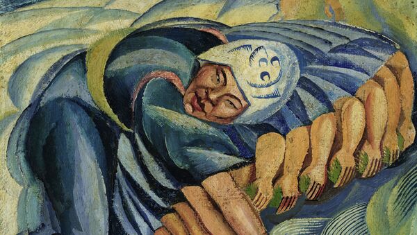 Давид Бурлюк. Посадка риса Давид Бурлюк. Посадка риса
