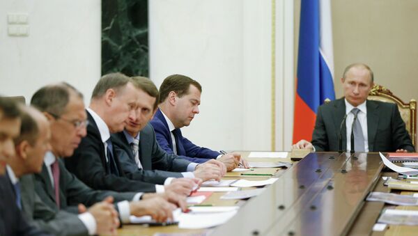 Президент РФ В.Путин провел заседание Совбеза РФ Президент РФ В.Путин провел заседание Совбеза РФ