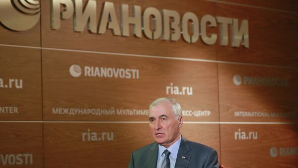 Президент Южной Осетии Леонид Тибилов посетил российское агентство международной информации РИА Новости Президент Южной Осетии Леонид Тибилов посетил российское агентство международной информации РИА Новости