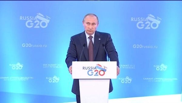 Путин о встрече с Обамой на саммите G20, конфликте в Сирии и Сноудене Путин о встрече с Обамой на саммите G20, конфликте в Сирии и Сноудене