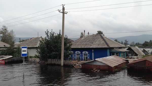 Паводок в Комсомольске-на-Амуре. Архивное фото Паводок в Комсомольске-на-Амуре. Архивное фото