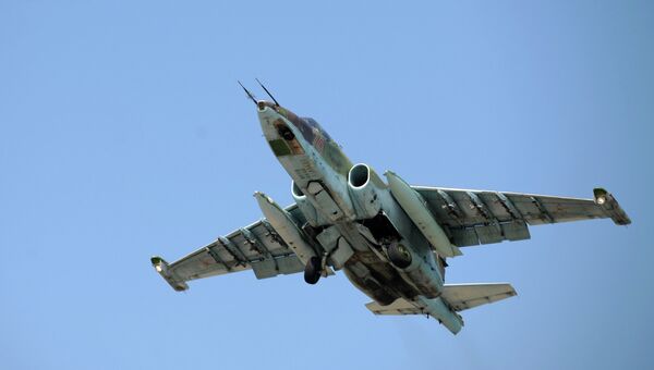 Штурмовик Су-25. Архивное фото Штурмовик Су-25. Архивное фото