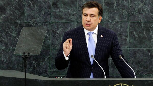Михаил Саакашвили выступает на 68-й Генасамблее ООН Михаил Саакашвили выступает на 68-й Генасамблее ООН