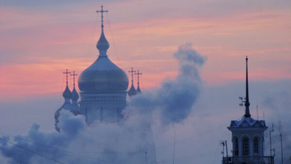 Спасо-Преображенский собор в Хабаровске. Архивное фото Спасо-Преображенский собор в Хабаровске. Архивное фото