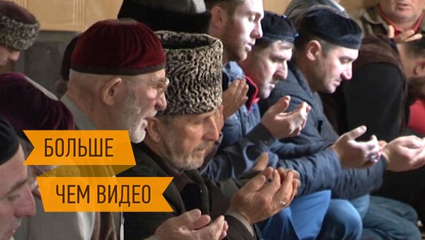 Празднование Курбан-байрама в Чеченской республике. Интерактивный репортаж Празднование Курбан-байрама в Чеченской республике. Интерактивный репортаж