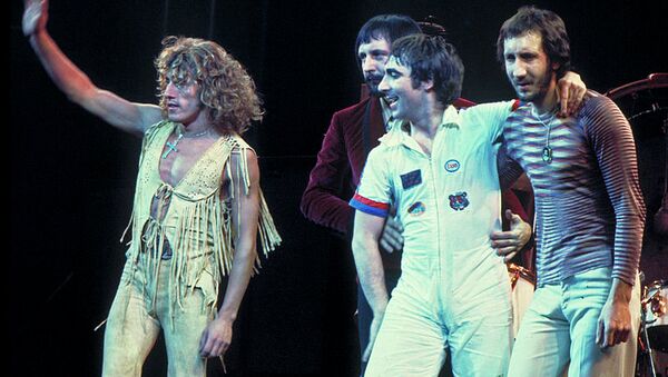 Группа The Who, 1975, архивное фото Группа The Who, 1975, архивное фото