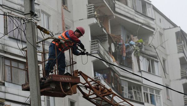 Взрыв газа в девятиэтажке в Подмосковье. Архивное фото Взрыв газа в девятиэтажке в Подмосковье. Архивное фото