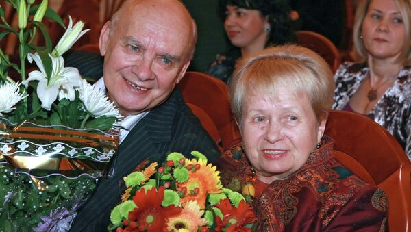 Николай Добронравов и Александра Пахмутова Николай Добронравов и Александра Пахмутова