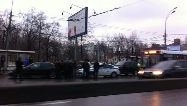 Задержанный в Москве стреляющий кортеж, фото с места события Задержанный в Москве стреляющий кортеж, фото с места события