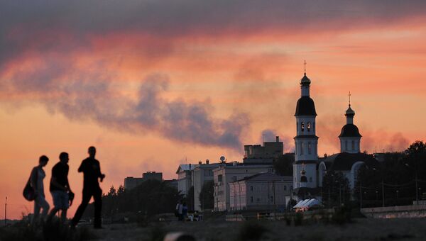 Храм Успения Божией Матери. Архивное фото Храм Успения Божией Матери. Архивное фото