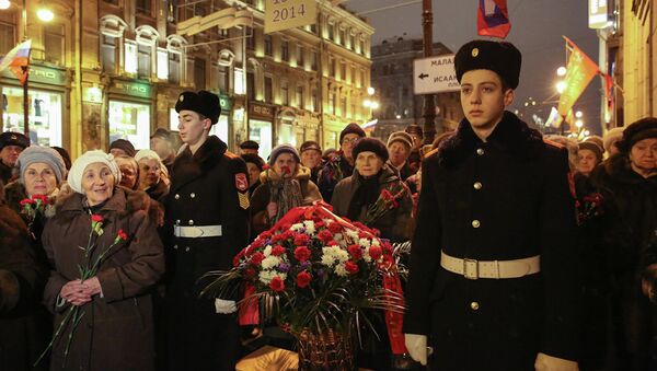 Годовщина снятия блокады в Петербурге Годовщина снятия блокады в Петербурге