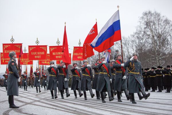 Парад, посвященный 70-летию снятия блокады Ленинграда Парад, посвященный 70-летию снятия блокады Ленинграда