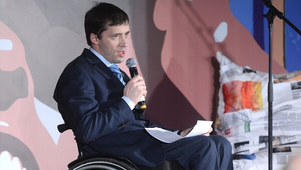 Генеральный секретарь Паралимпийского комитета России (ПКР), депутат Госдумы Михаил Терентьев на пионерских чтениях журнала Русский пионер Генеральный секретарь Паралимпийского комитета России (ПКР), депутат Госдумы Михаил Терентьев на пионерских чтениях журнала Русский пионер