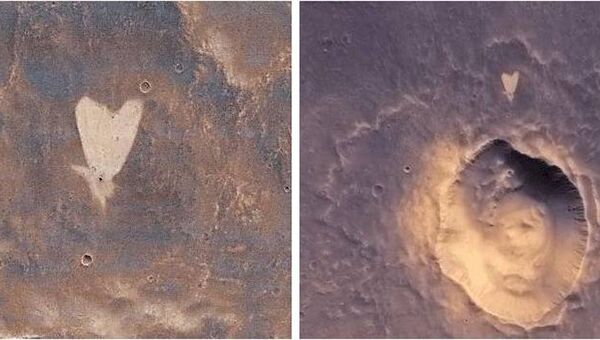 Сердце, обнаруженное на поверхности Марса Сердце, обнаруженное на поверхности Марса