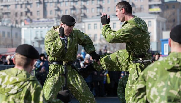 День защитника Отечества во Владивостоке. Архивное фото День защитника Отечества во Владивостоке. Архивное фото