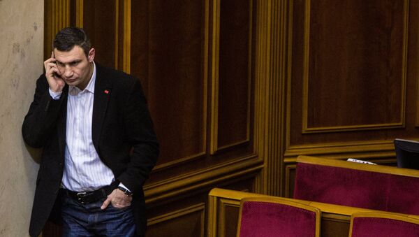 Лидер фракции УДАР Виталий Кличко, архивное фото Лидер фракции УДАР Виталий Кличко, архивное фото