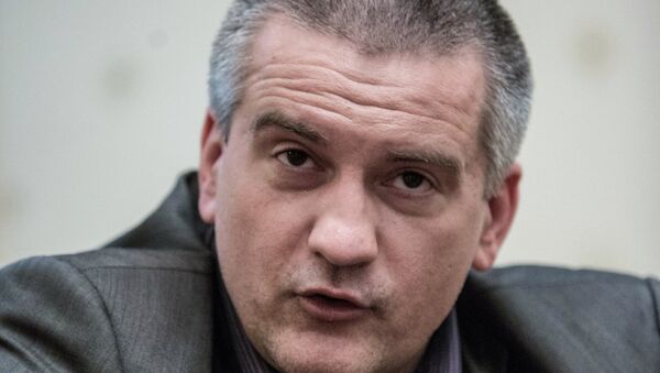 Председатель Совета министров Автономной Республики Крым Сергей Аксенов Председатель Совета министров Автономной Республики Крым Сергей Аксенов