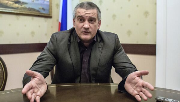 Председатель Совета министров Автономной Республики Крым Сергей Аксенов Председатель Совета министров Автономной Республики Крым Сергей Аксенов