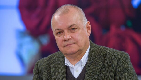 Генеральный директор ФГУП Международное информационное агентство Россия сегодня Дмитрий Киселев. Архивное фото Генеральный директор ФГУП Международное информационное агентство Россия сегодня Дмитрий Киселев. Архивное фото