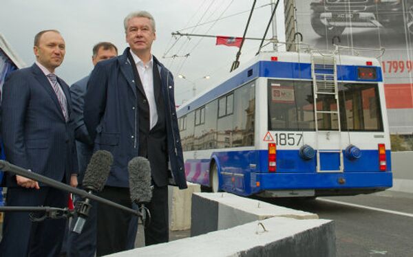 Мэр Москвы Сергей Собянин открыл движение по дублеру Волоколамского тоннеля Мэр Москвы Сергей Собянин открыл движение по дублеру Волоколамского тоннеля