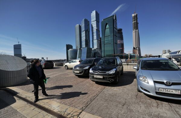 Панорамный вид на ММДЦ Москва-Сити Панорамный вид на ММДЦ Москва-Сити