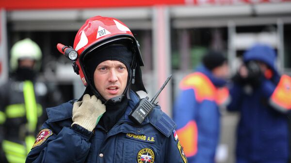 Показательные учения МЧС России на башне Федерация Показательные учения МЧС России на башне Федерация