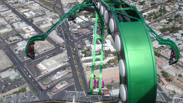 Аттракционы на крыше небоскреба Stratosphere в Лас-Вегасе Аттракционы на крыше небоскреба Stratosphere в Лас-Вегасе