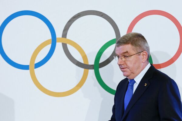 Президент Международного олимпийского комитета Томас Бах Президент Международного олимпийского комитета Томас Бах