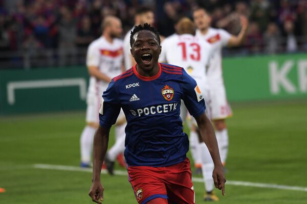 Форвард ПФК ЦСКА Ахмед Муса Форвард ПФК ЦСКА Ахмед Муса