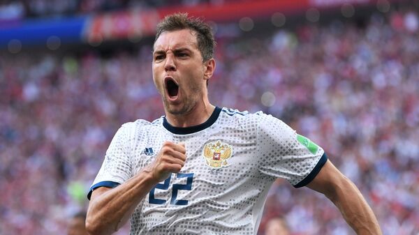 Российский форвард Артем Дзюба Российский форвард Артем Дзюба