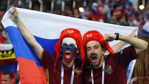 Болельщики сборной России Болельщики сборной России