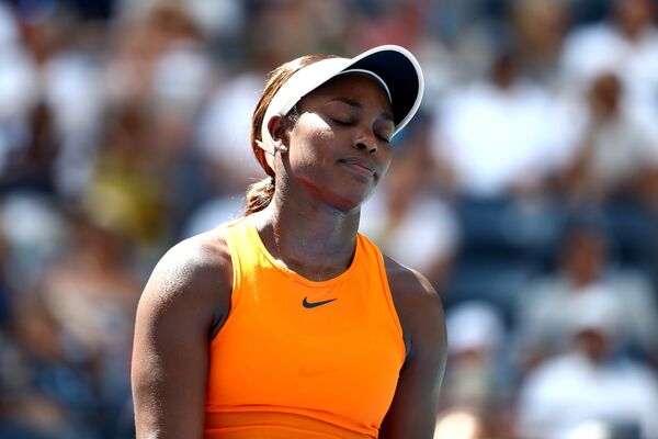 Американская теннисистка Слоан Стивенс на US Open Американская теннисистка Слоан Стивенс на US Open