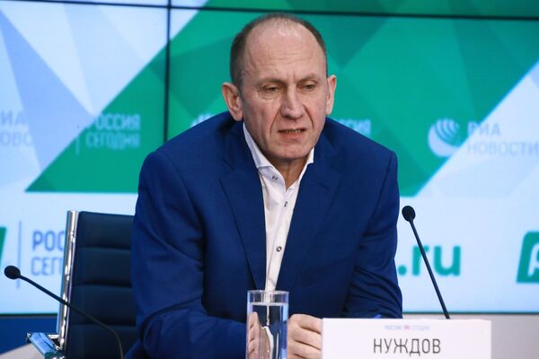 Первый вице-президент Союза биатлонистов России Алексей Нуждов Первый вице-президент Союза биатлонистов России Алексей Нуждов