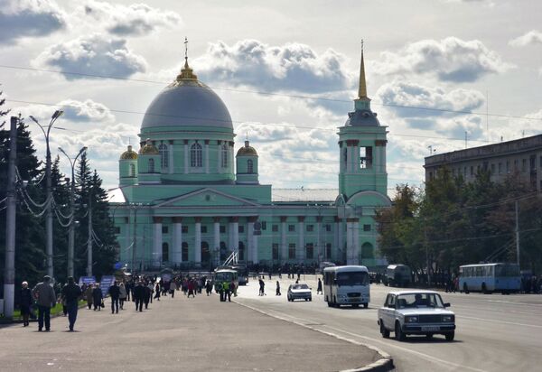 Кафедральный собор Знаменского мужского монастыря на Красной площади города Кафедральный собор Знаменского мужского монастыря на Красной площади города