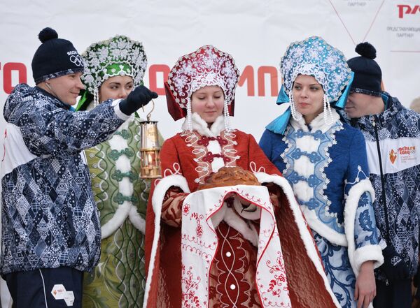 Эстафета Олимпийского огня. Елец Эстафета Олимпийского огня. Елец
