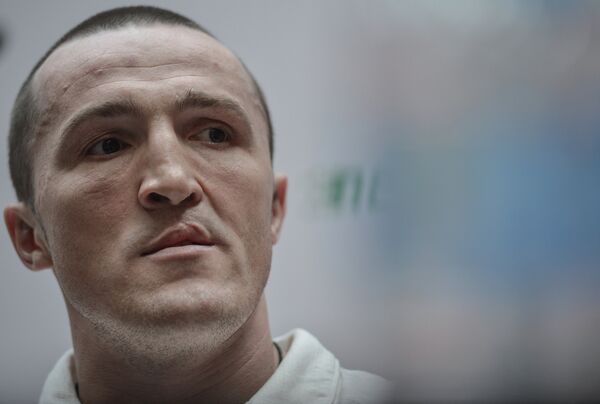 Российский боксер Денис Лебедев Российский боксер Денис Лебедев