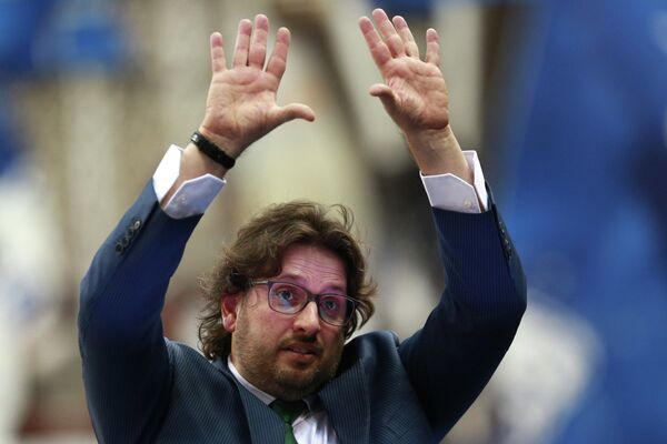 Главный тренер УНИКСа Андреа Тринкьери Главный тренер УНИКСа Андреа Тринкьери