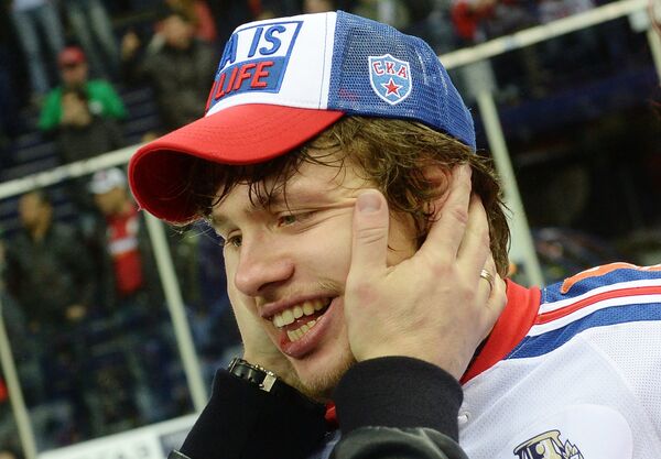 Игрок СКА Артемий Панарин Игрок СКА Артемий Панарин