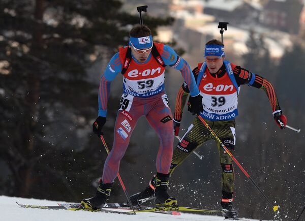Антон Шипулин и Симон Шемпп (cлева направо) Антон Шипулин и Симон Шемпп (cлева направо)