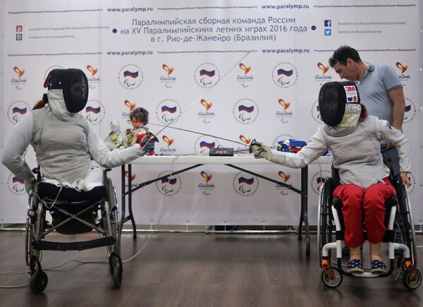 Члены паралимпийской сборной России по фехтованию Члены паралимпийской сборной России по фехтованию